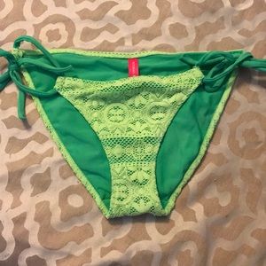Lime green Victoria’s Secret Swim Bottoms